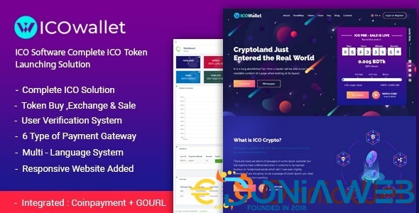 ICOWallet- ICO Script | Complete ICO Software and Token Launching Solution