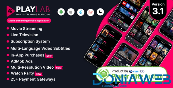 PlayLab - Cross Platform on Demand Movie Streaming Mobile Application