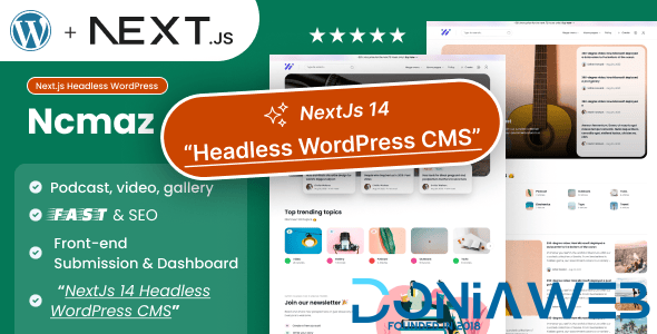 Ncmaz - NextJs Headless WordPress Blog Magazine