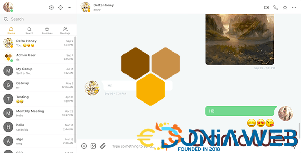 Clover - Real-Time Messaging, Audio & Video Conferencing Web App - Node.js, React, WebRTC, Socket.IO
