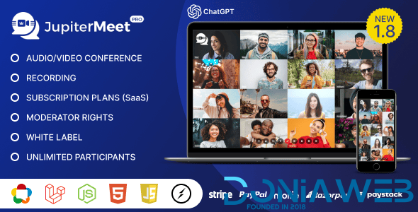 JupiterMeet Pro - White Label Video Conference