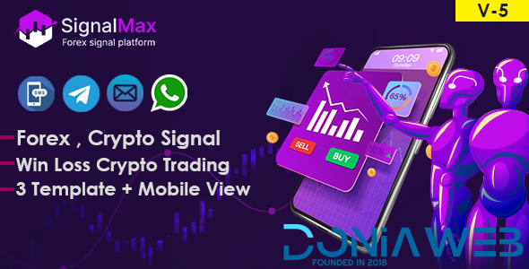 SignalMax - Trading & Forex , Crypto Signal Notifier Subscription based Platform