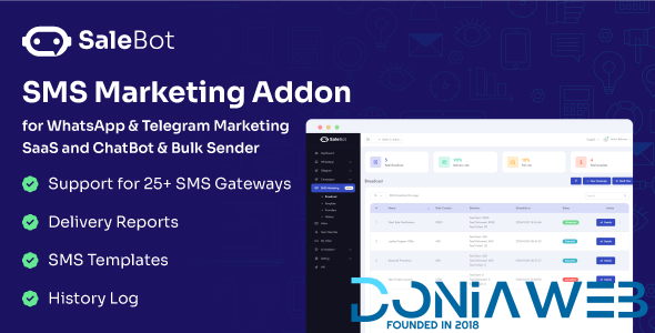 SaleBot SMS Marketing Addon