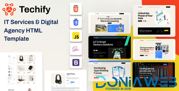 Techify - IT Services & Digital Agency HTML Template