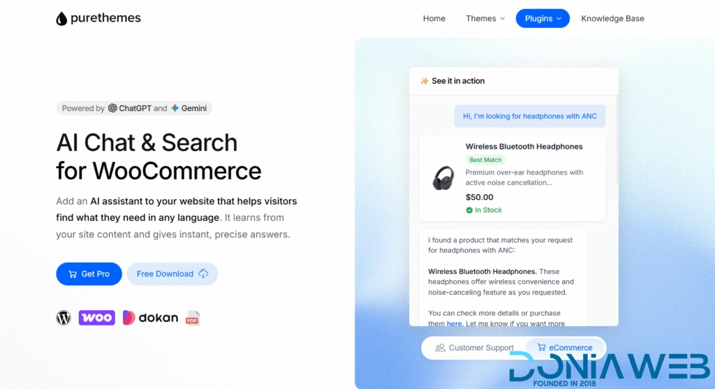 AI Chat & Search Pro By PureThemes + Licence key