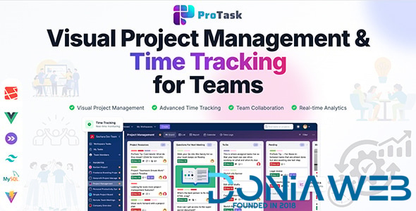 ProTask - Project Management & Time Tracking for Teams