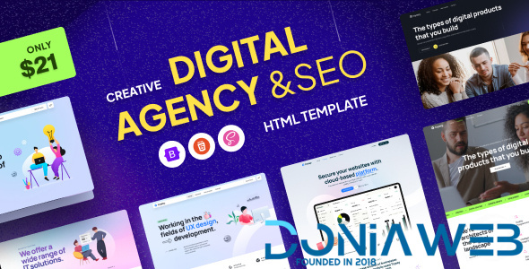 Tryesy - Creative Digital Agency HTML Template