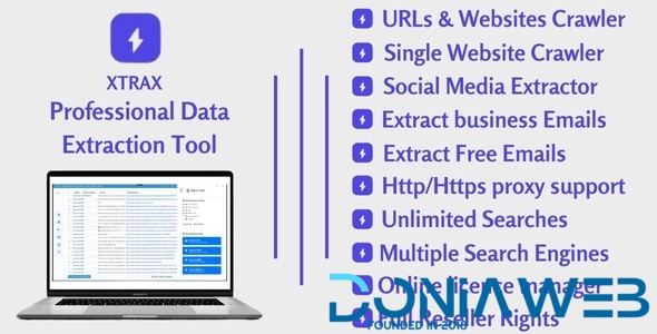 XTRAX – Professional Data Extraction Tool | Reseller Rights