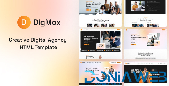 Digmox - Digital Agency HTML Template