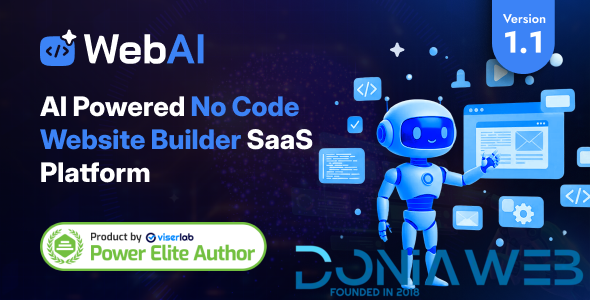 WebAI - AI Powered No Code Website Builder SaaS Platform