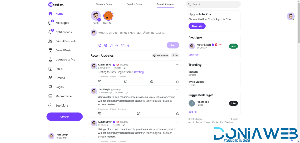 Xngine - The Ultimate Sngine Theme